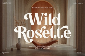 Wild Rosette - Modern Retro Serif