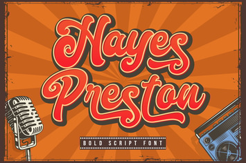 Hayes Preston - Bold Font