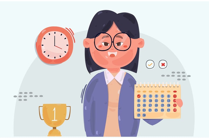 Employee of the Month Illustration (2)
