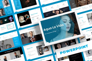 Aqua La Vida - Powerpoint Template