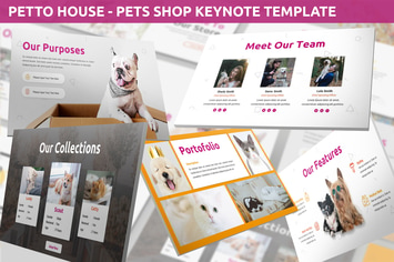 Petto House - Pet Shop Keynote Template