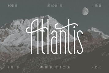 Atlantis Serif Condensed Font