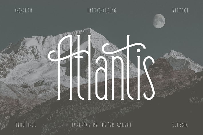 Atlantis Serif Condensed Font