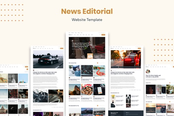 News Editorial Website Template