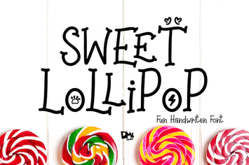 Sweet Lollipop - Fun Handwritten Font 