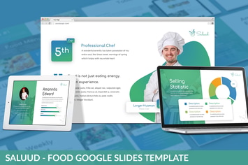 Saluud - Food Google Slides Template
