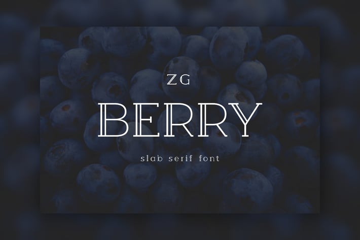 Berry Slab Serif Font