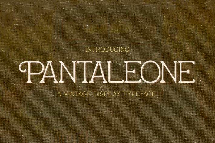Pantaleone Vintage Typeface