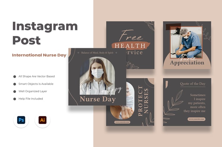 Nurse Day Instagram Post