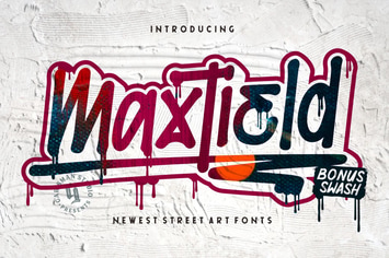 Maxtield | Graffiti Font