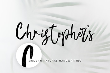 Christopher's handwriting