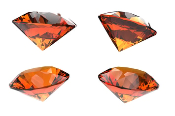 Diamond 3D object Mockup - MK