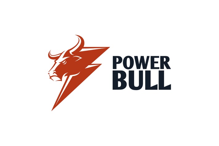 Power Bull - Bull & Thunder Logo