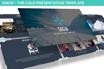 SNOW POWERPOINT PRESENTATION TEMPLATE