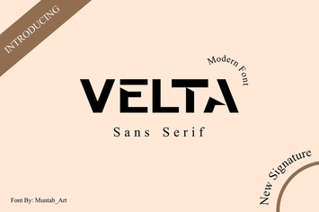 Velta | Modern Font