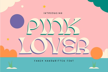 Pink Lover | Fancy Handwritten Font