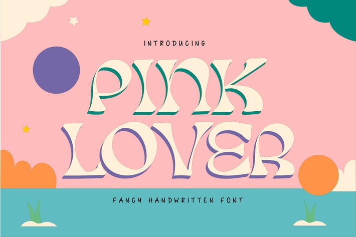 Pink Lover | Fancy Handwritten Font