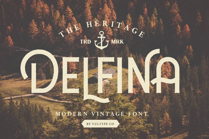 Delfina Vintage Font