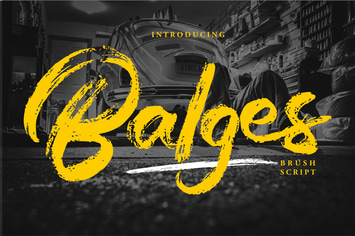 Balges | Decorative Brush Script Font