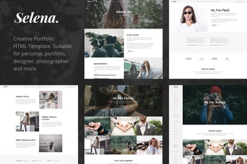Selena. - Portfolio & Personal HTML Template