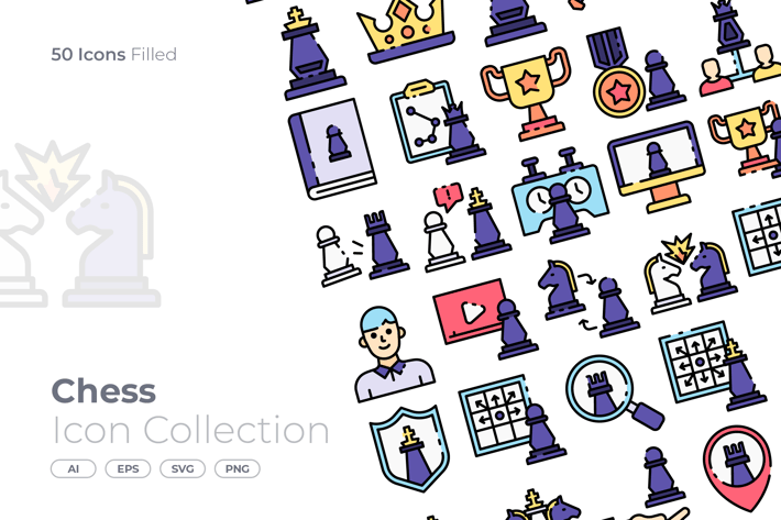 Chess Filled Icon