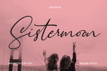 Sistermoon Script Font
