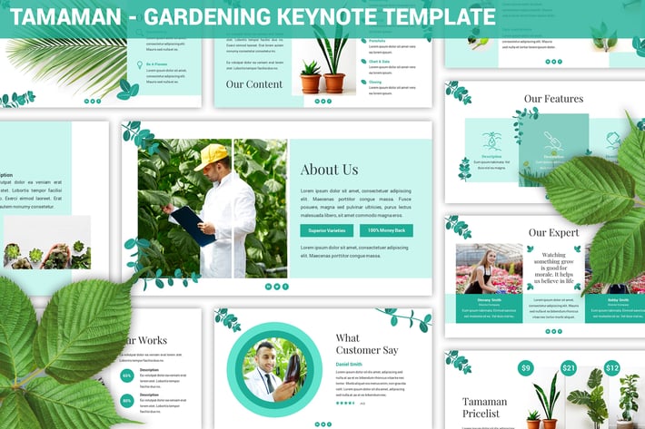 Tamaman - Gardening Keynote Template