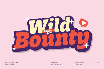 GT Wild Bounty - Western Groovy Font