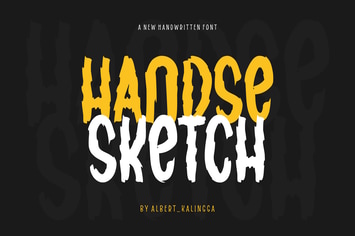 Handse Sketch Font