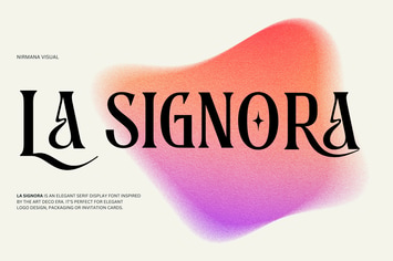 La Signora - Logo Font