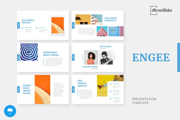 Engee - Creative Keynote Presentation Template