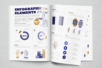 Vintage & Retro Style Infographic