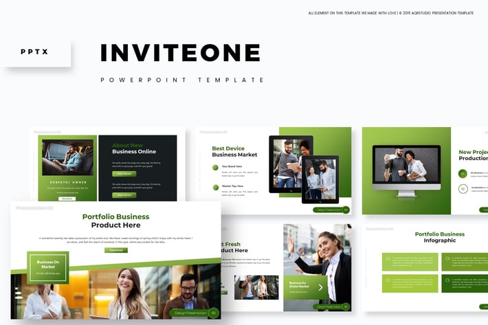 Inviteone - Powerpoint Template