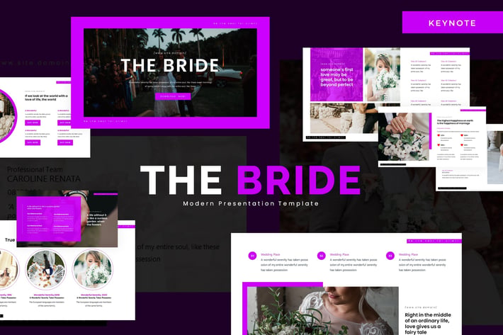 The Bride - Keynote Template
