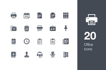 20 Office icons