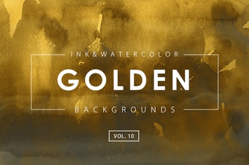 Golden Ink Backgrounds 10