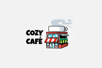 cozy cafe - Mascot & Esport Logo