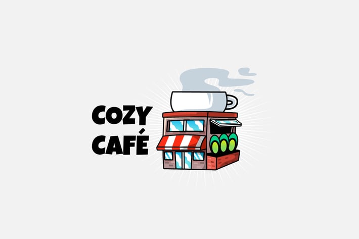 cozy cafe - Mascot & Esport Logo