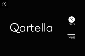 Qartella - Clean & Modern Sans-Serif Typeface