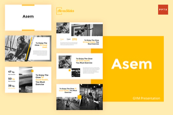 Asem - Gym Powerpoint Presentation Template