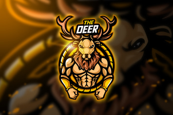 Deer full - Mascot & Esport Logo