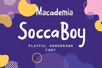 Soccaboy - Playful Handrawn Font
