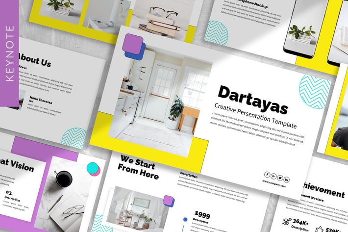 Dartayas - Colorful Keynote Template