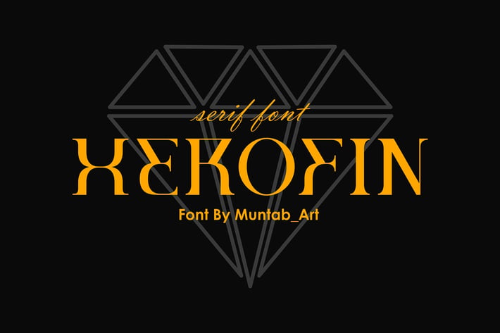 Herofin | Modern Serif font