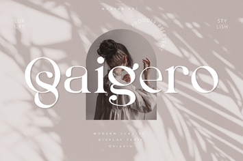 Qaigero | Modern Serif