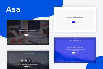 Asa - Responsive Coming Soon Template