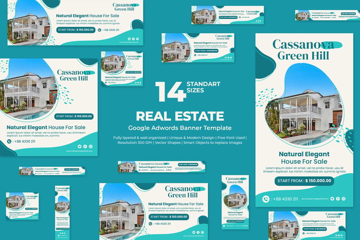 Real Estate Google Ads Banners