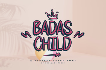 Badas Child - A Playful Font