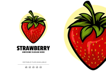 Strawberry Simple Logo