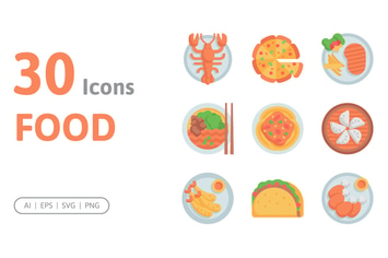 30 Food Icons